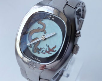 Dragon Watch fossil, Rare Watch, Mens Watch Mechanical Watch ,automatic Movement, Japan Watch - Etsy Dragon Watch fossil, Rare Watch, Mens Watch Mechanical Watch ,automatic Movement, Japan Watch - Etsy