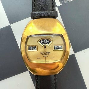 Swiss watch ,Sicura watch, Vintage watch ,  Mens watch, Mechanical watch ,Original Watch