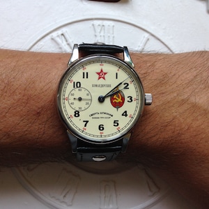 Soviet watch Molnija Death to spies, Vintage Watch ,Pocket watch, Ukraine watch zdjęcie 6