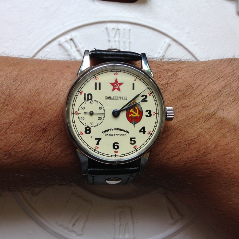Soviet watch Molnija Death to spies, Vintage Watch ,Pocket watch, Ukraine watch zdjęcie 6