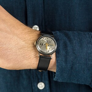Skeleton Watch "Pobeda" - Vintage Watch image 5