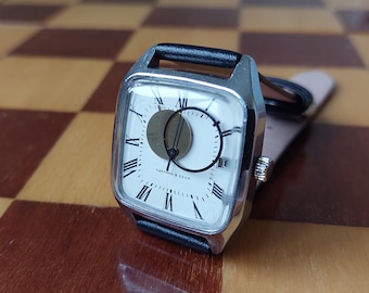 Vintage watch &quot;Copernicus&quot; , Copernicus watch, Sun and Moon watch, sun moon watch, round hands watch