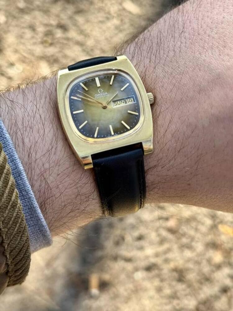Vintage Omega Genève Automatic Gold Plated Men's Watch (1974) - Etsy