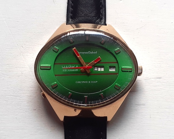 Soviet watch "Seagull" ,Men's watch, Automatic Watch ,classic watch, Ukraine watch, Soviet watch ,Vintage Watch ,Mens watch View 4