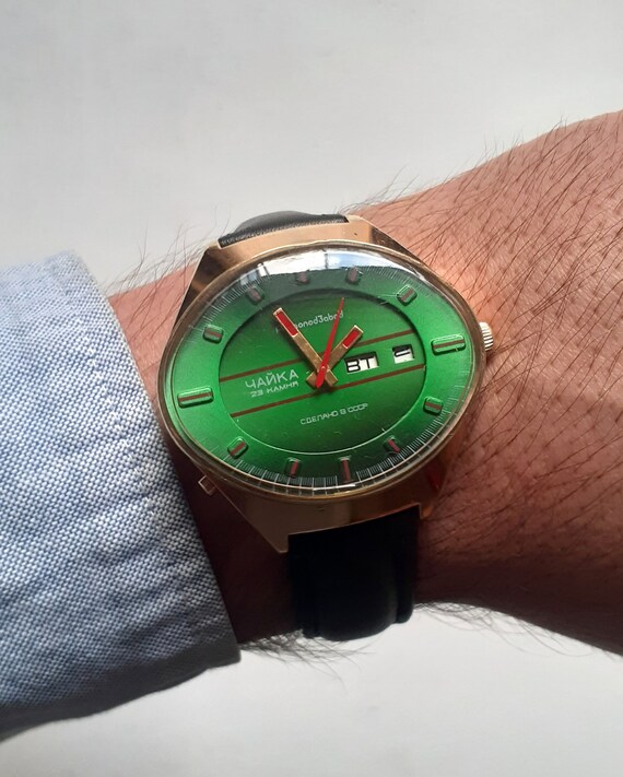 Soviet watch "Seagull" ,Men's watch, Automatic Watch ,classic watch, Ukraine watch, Soviet watch ,Vintage Watch ,Mens watch View 5