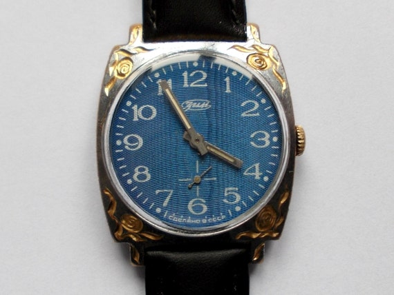 Soviet watch "Pobeda", Engraved watch, Mens Watch… - image 1