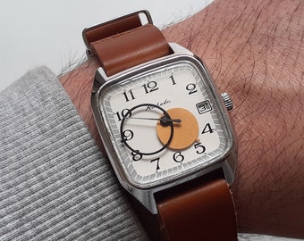 Vintage Watch &quot;Copernicus&quot; , Sun and Moon watch, sun moon watch, round hands watch