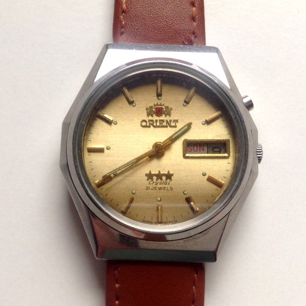 Vintage watch, Japan watch ,Mens watch ,Orient Watch, Automatic watch