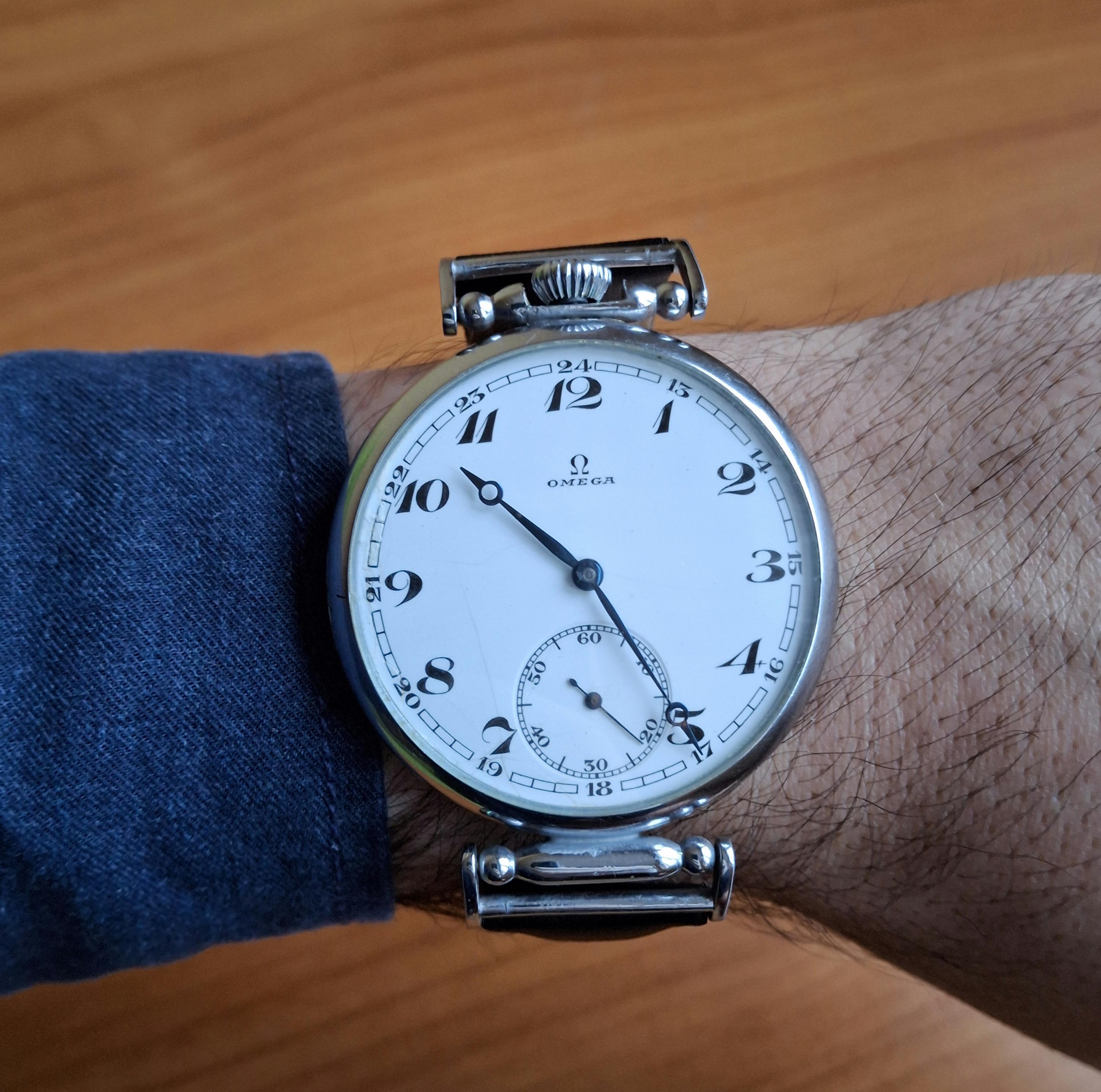 Antique Omega Swiss Watch: 1930s Mechanical Movement, Nagata