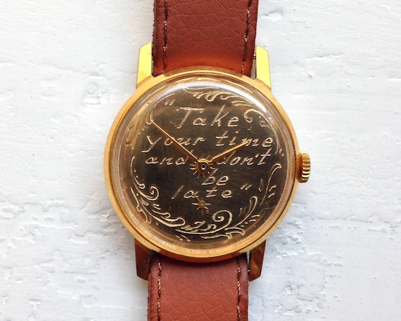 Soviet watch "Pobeda",Personalized watch ,Vintage