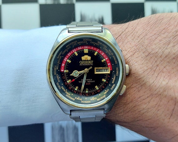 Vintage watch "Orient", gmt watch ,Japan watch ,M… - image 3