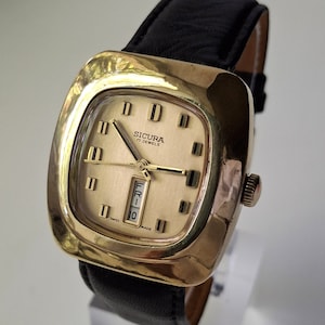 Swiss watch ,Sicura watch, Vintage watch ,  Mens watch, Mechanical watch ,Original Watch