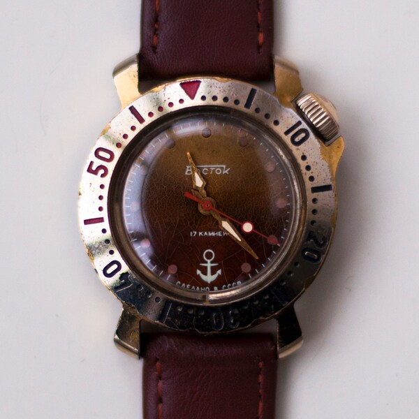 Soviet watch Russian watch Vintage Watch Men watch Mechanical watch Unisex Watch Commander Russian Army Vostok Komandirskie USSR