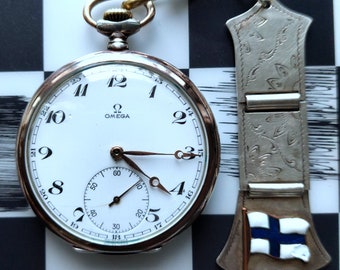 OMEGA watch, Swiss Watch, Pocket watch, Сollectible watch , WORKING watch, Antique watch, Mens Watch, antiquarian watch