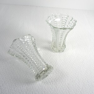 Indiana Glass Mayflower Vases (2)