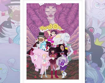 Sailor Steven Universe A3+ and A4 Giclee Prints.