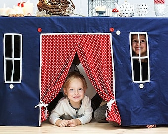 Maison de jeu de table, maison de jeu, maison de jeu en nappe, tente de jeu, salle de spectacle intérieure extérieure, salle de jeu de table à cartes, décor de fête d’anniversaire