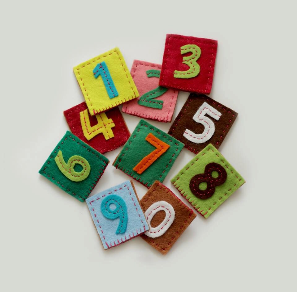 Finger Puppets NUMBERS set of 10 Finger Puppets Puppet Etsy