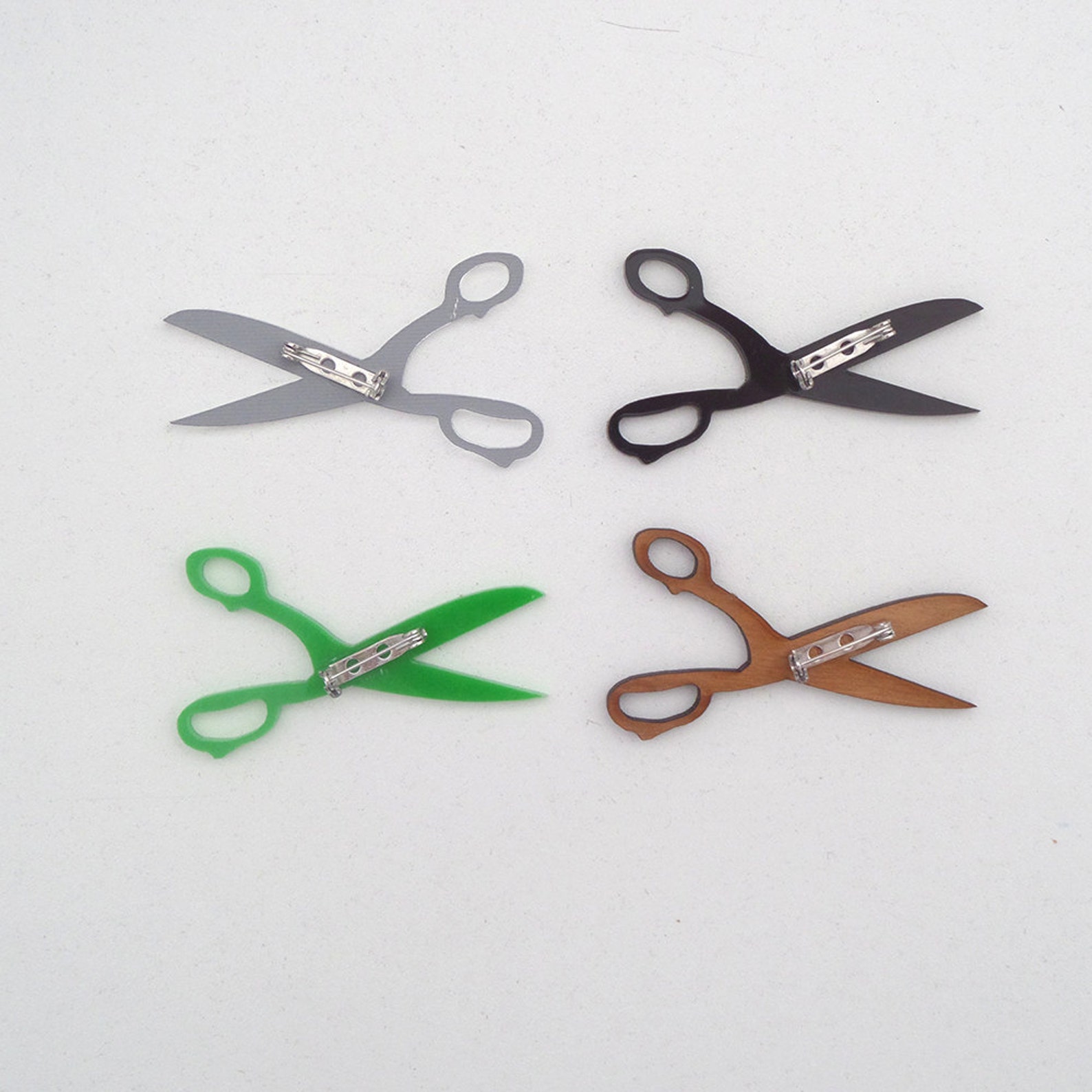 Scissor Badge Etsy UK