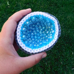 Crochet Pattern Crystal Geode Optional Button Closure, No Sew, Easy ...