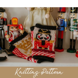 PATTERN | The Nutcracker Prince Fingerless Mitts | Knitting Pattern | Adult