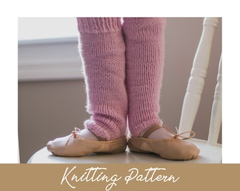 KNITTING PATTERN | Children’s Ballerina Leg Warmers | Make your Own | PDF Download