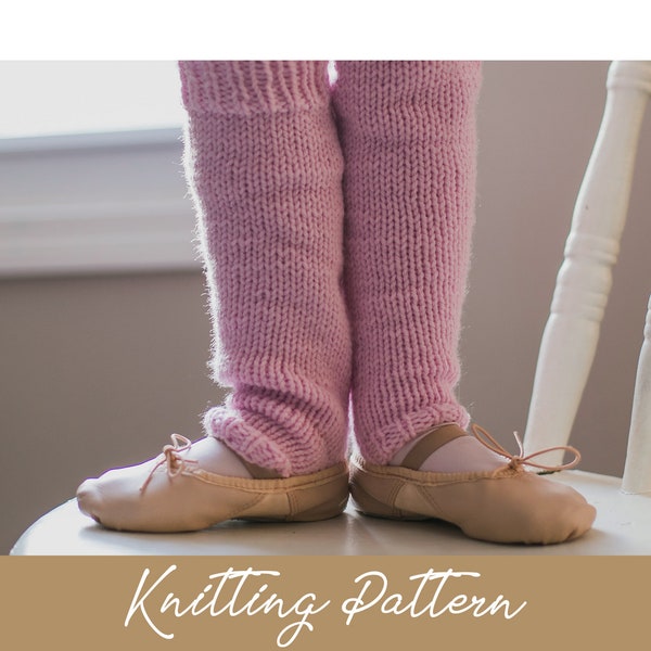 KNITTING PATTERN | Children’s Ballerina Leg Warmers | Make your Own | PDF Download