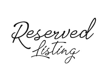 Reserved Listing