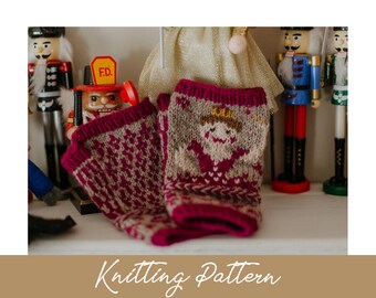 KNITTING PATTERN | The Sugarplum Fairy Fingerless Mitts | Knitting Pattern | Adult