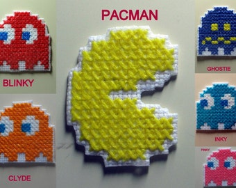 Video Game Character cross stitch magnets #2