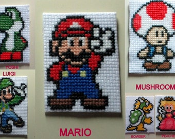 Video Game Characters as Cross Stitch Magnets #4