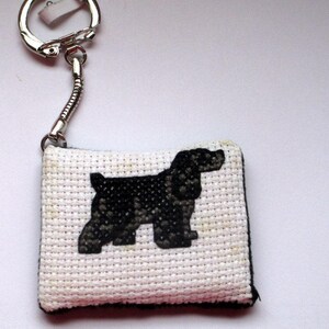 Cross stitch Dog Keychains 2 image 2