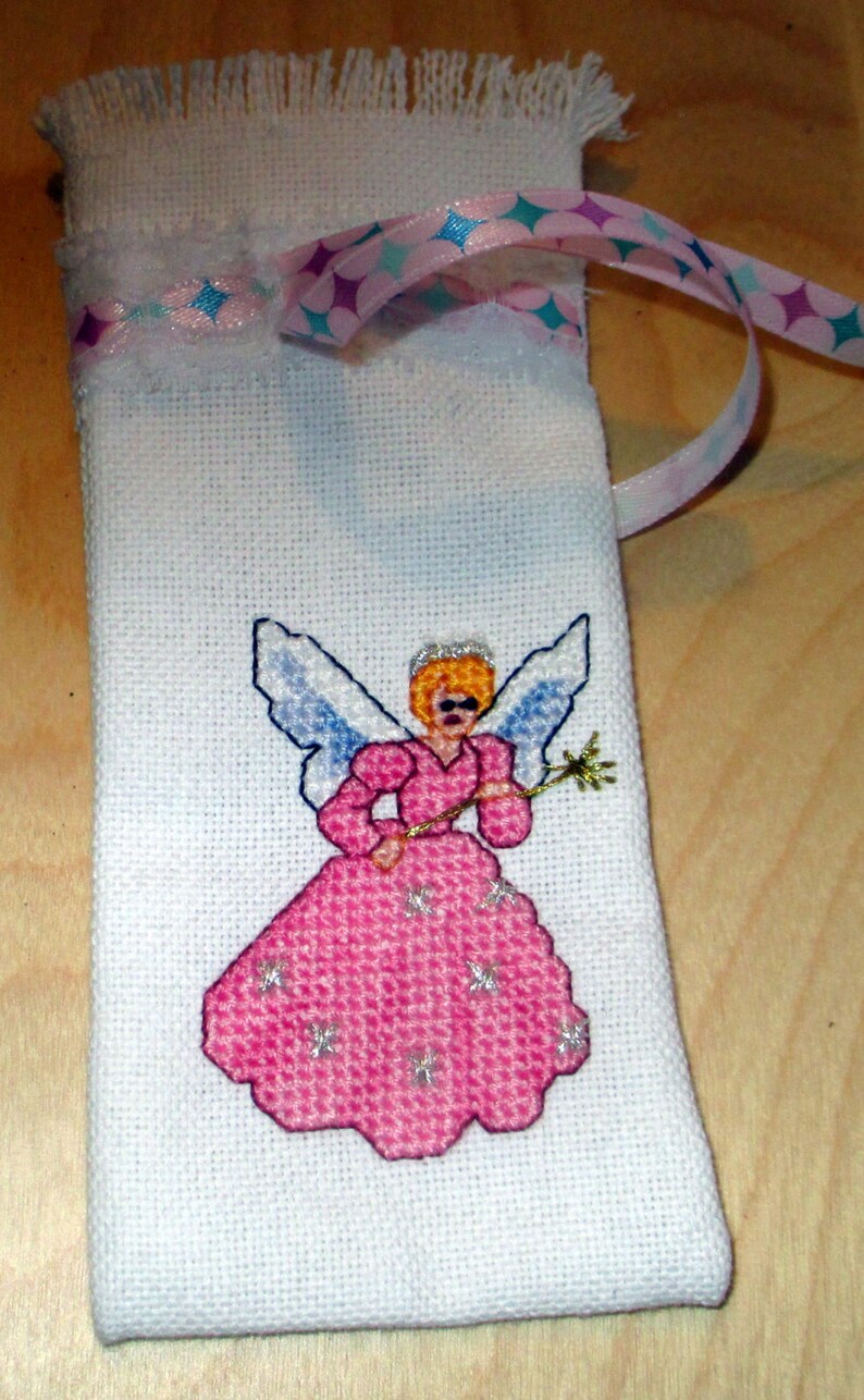 Tooth Fairy Cross Stitch Pouch Etsy