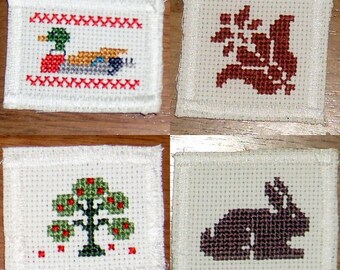 Cross Stitch Scrapbook Embellishments