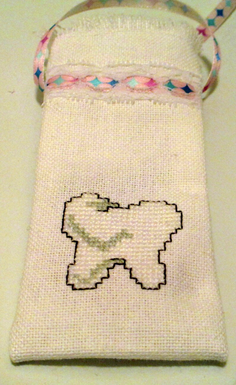 Tooth Fairy Cross Stitch Pouch Etsy