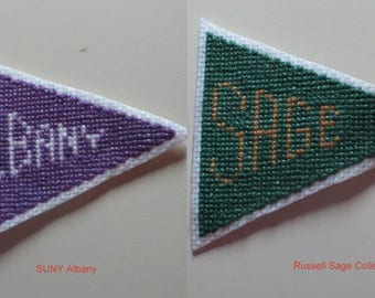 Cross Stitch Charts for College Pennants #2