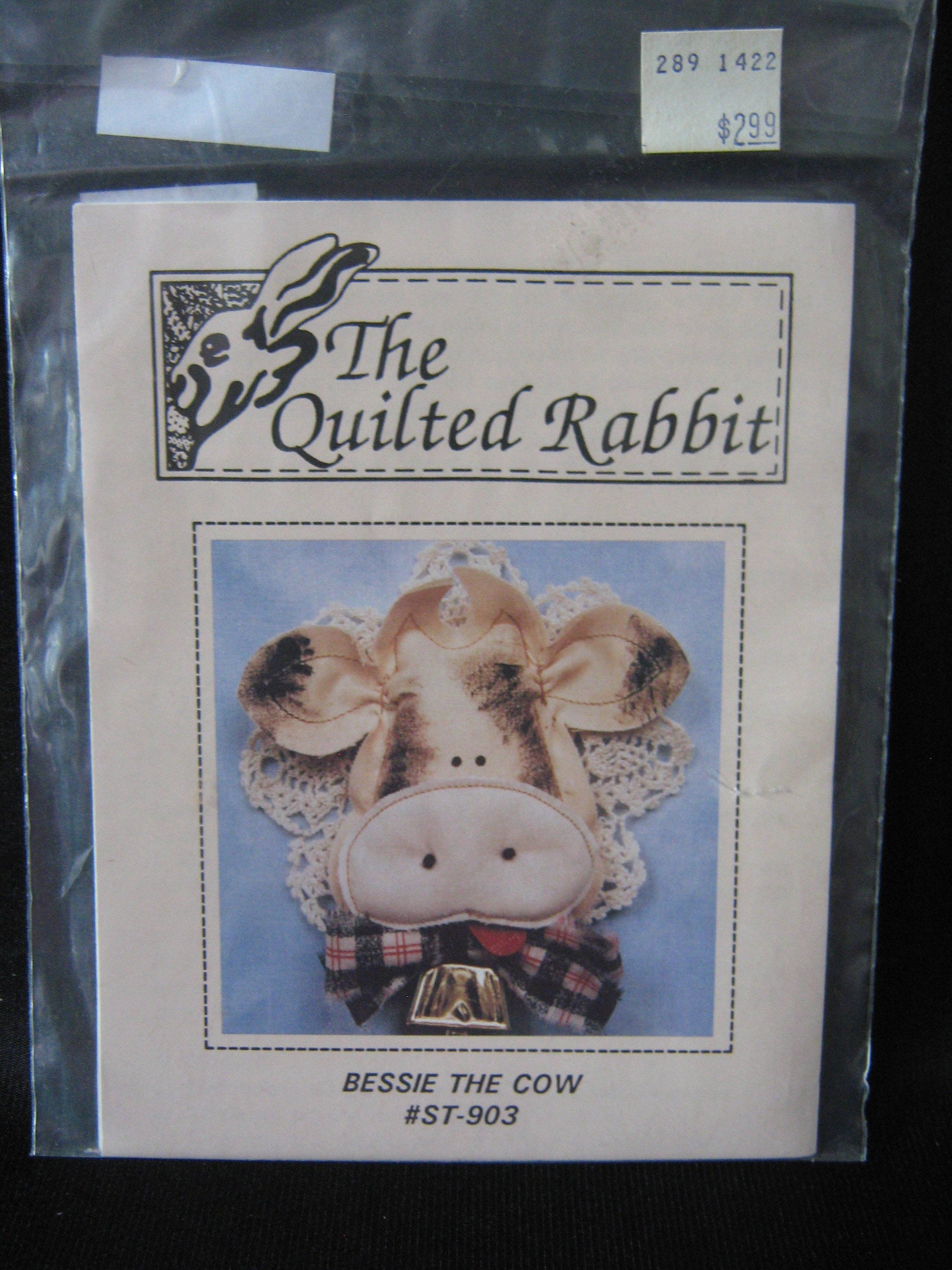 Uncut Craft Pattern Bessie Cow 5.5x4 pin | Etsy