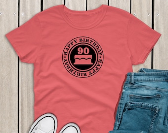 90th Birthday Shirt. Birthday Shirt. Happy Birthday Shirt. Birthday Gift. 90 Birthday Gift. Birthday Trip Shirt. Birthday Idea. Ninety Shirt