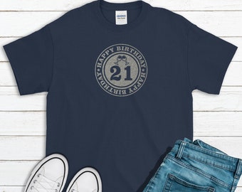 21st Birthday Shirt. Birthday Shirt. Happy Birthday Shirt. 21 Birthday Gift. Birthday Trip Shirt Birthday Idea. 21 Shirt. 21 and Legal Shirt