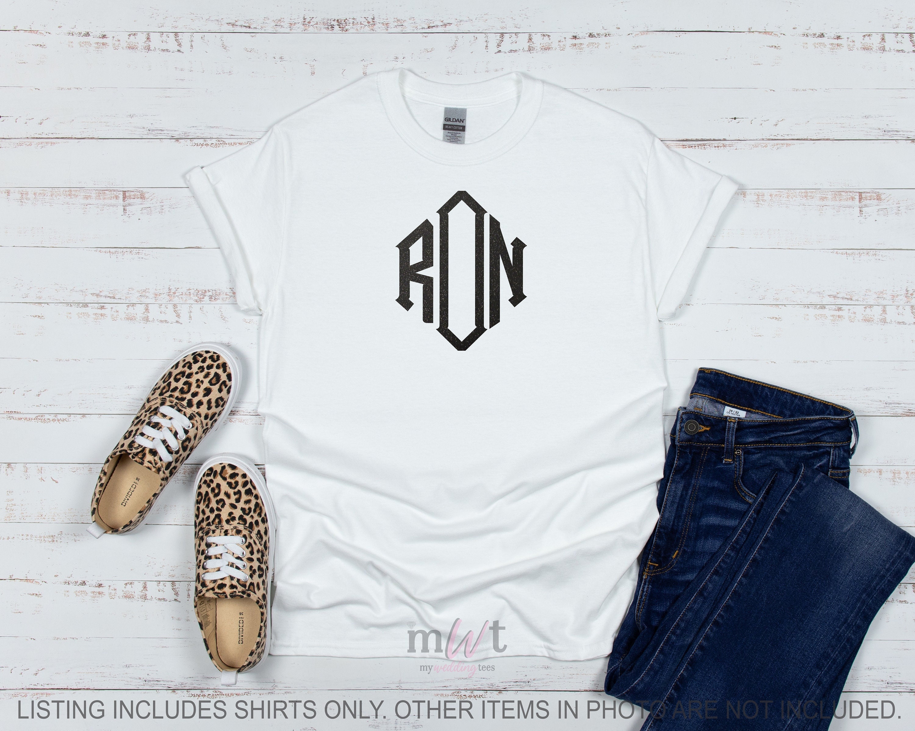 Monogram Shirt. Monogrammed Shirt. Monogram Gift. Wedding Shirt. Custom  Shirt. Gift for Her. Gift for Wife. Bride Shirt. Bridesmaid Shirt. - Etsy, image size:3000x2399