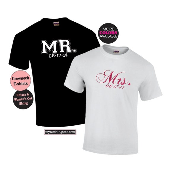 mrs and mr shirt