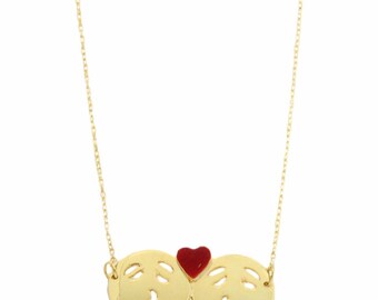Emoji Necklace, Couple Kissing Emoji