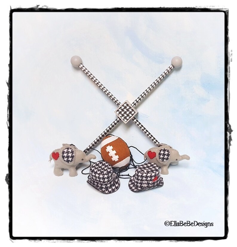 Made To Order / Alabama Baby Crib Mobile with Handmade Mini Etsy