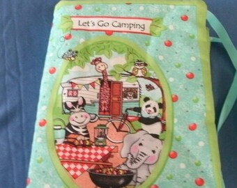 Story book, "Let's go camping"