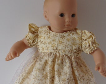 15" Doll Christmas dress