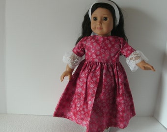 18" doll Christmas dress set