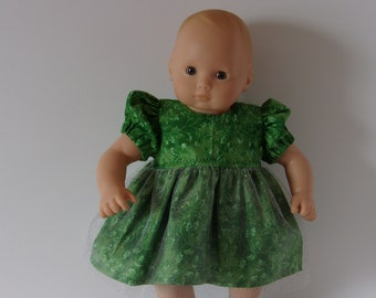 15" doll Christmas dress