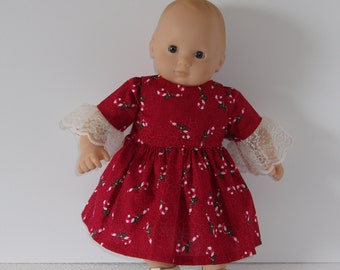 15" doll Christmas dress