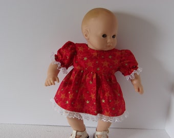 15" Doll dress for Christmas