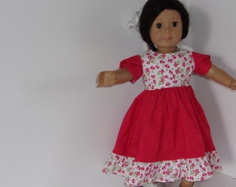 18" doll  dress, party dress